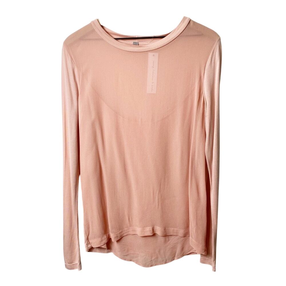 Young Fabulous & Broke Light Pink Long Sleeve Top SIZE SMALL BRAND NEW WITH TAGS